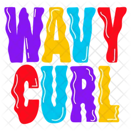Wavy Curl  Icon
