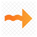 Flat Illustration Wavy Icon