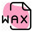 Wax File Audio File Audio Format Icon