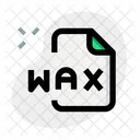 Wax File Audio File Audio Format Icon