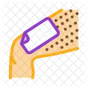 Wax Stripe Leg Icon