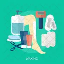 Waxing Skin Foot Icon