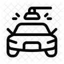 Waxing Car Wash Icon