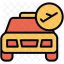 Car Taxi Flight Icon