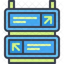 Wayfinding Route Directions Icon