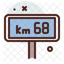 Waypoint Speed Limit Km Speed Limit Icon