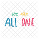 We are all one  Icon
