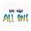 We are all one  Icon