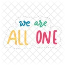 We are all one  Icon