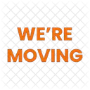 We Are Moving Business Relocation Were Moving Icon