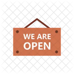 We are open  Icon