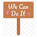 We can do it  Icon