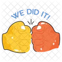 We Did It Do It Click Icon