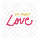 We want love  Icon