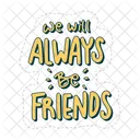 We will always be friends  Icon