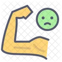 Weak Hand Weak Biceps Hand Icon