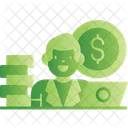 Wealth Businessman Cash Icon