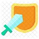 Game Weapon Shield Icon