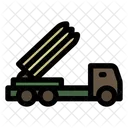 Linear Color Military Soldier Icon