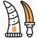 Weapon Knife Antique Icon