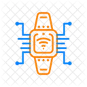 웨어러블 기술  아이콘