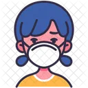 Girl Kid Flu Icon