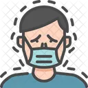 Wearing Face Mask  Icon