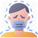 Wearing Face Mask  Icon