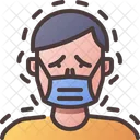 Wearing Face Mask  Icon