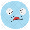 Weary Sticker Emoji Icon