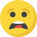 Weary Distraught Face Icon