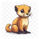 Weasel Squirrel Snow Icon