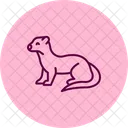 Weasel Animal Wildlife Icon