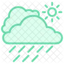 Weather Duotone Line Icon Symbol
