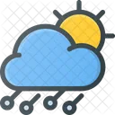 Weather Forcast Hailstorm Icon