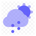 Weather Cloud Snowy Icon