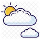 Weather Increasing Clouds Weather Forecast Icon