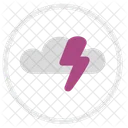 Cloud Shock Electric Icon