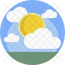 Weather Sunny Cloud Icon
