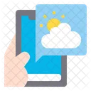 Weather App Smartphone Icon