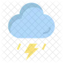Weather Cloud Lightning Icon