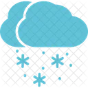 Weather Clouds Snow Icon