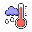Weather Hot Rainy Icon