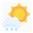 Weather Cloud Sun Icon