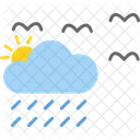 Weather Cloud Raining Icon