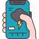 Weather Checking Forecast Icon