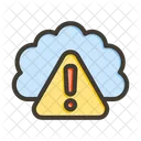 Alert Warning Cloud Icon