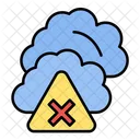 Alert Warning Cloud Icon