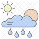 Weather App Lineal Color Icon Icon