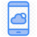 Weather App Mobile Cloud Icon